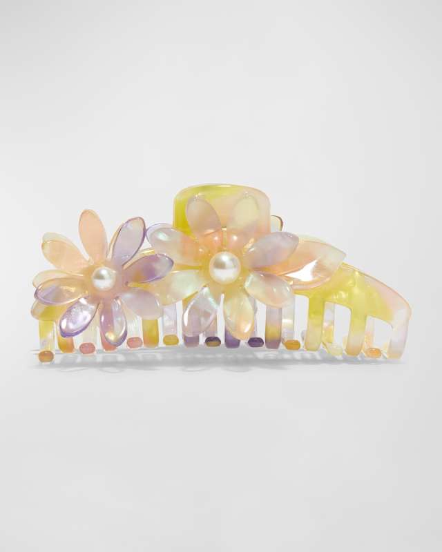 Petunia Pearly Claw Clip